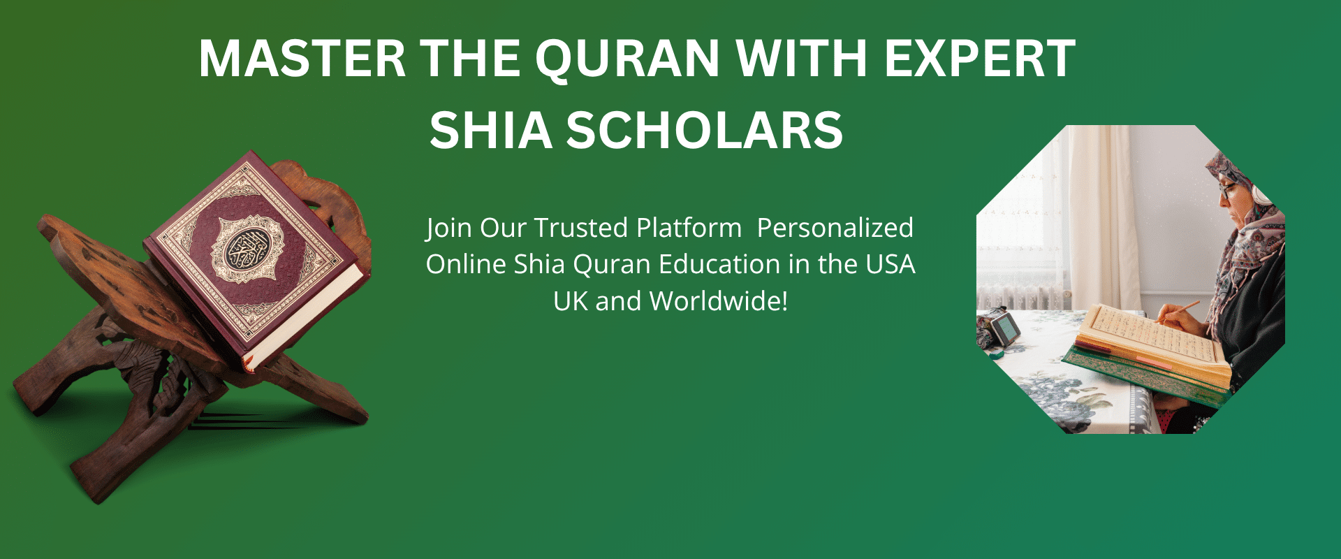 Learn Quran at Online Shia Quran Academy with Expert Shia Quran Teachers