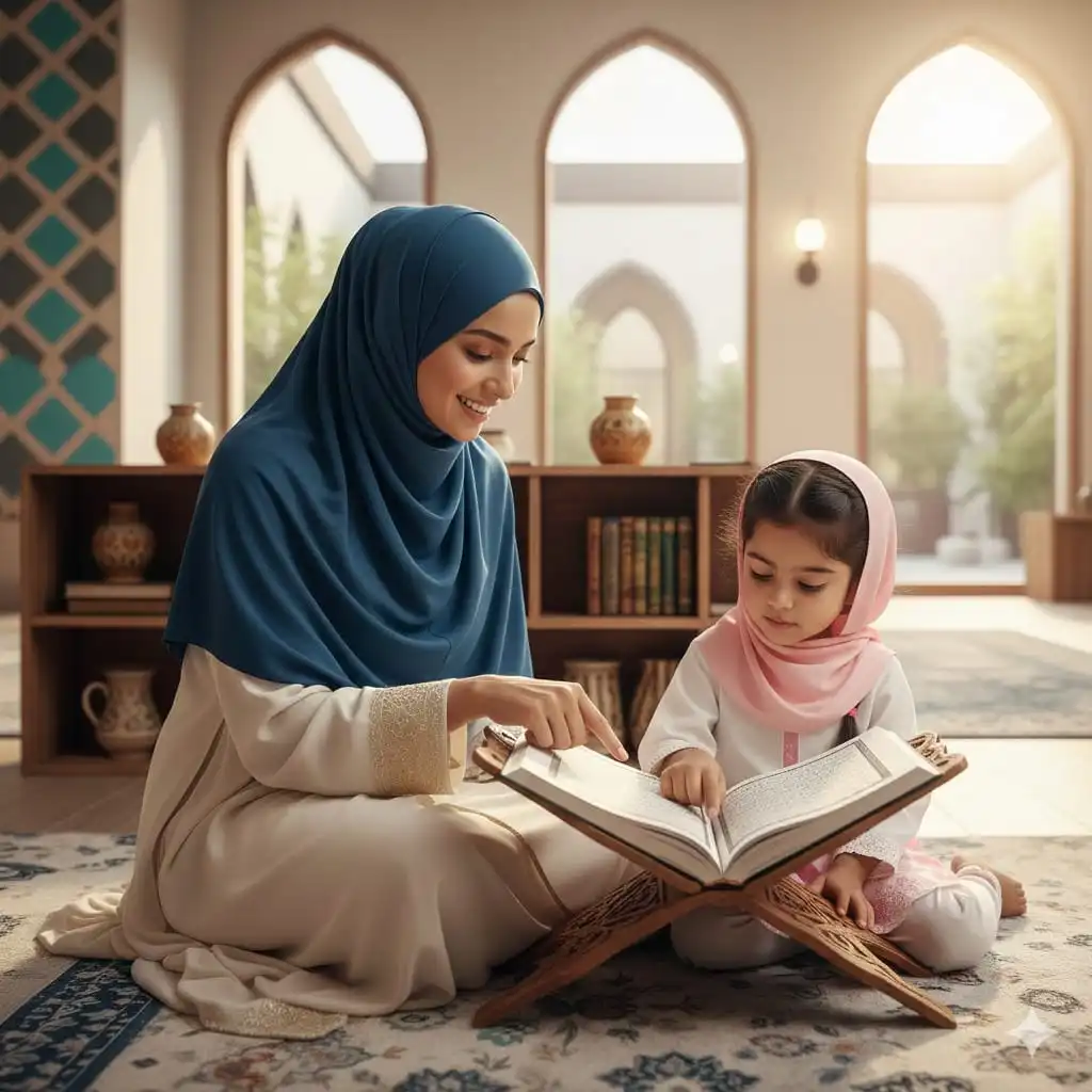 Quran reading online session with a Shia teacher