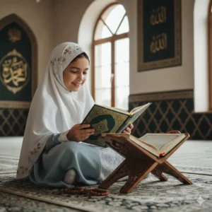 Learning the Qaida at Shia Quran school