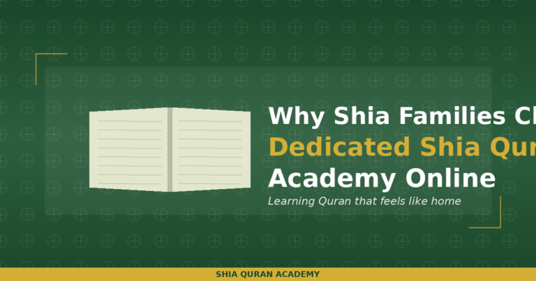 Shia Quran Academy Why Shia Quran Academy Online