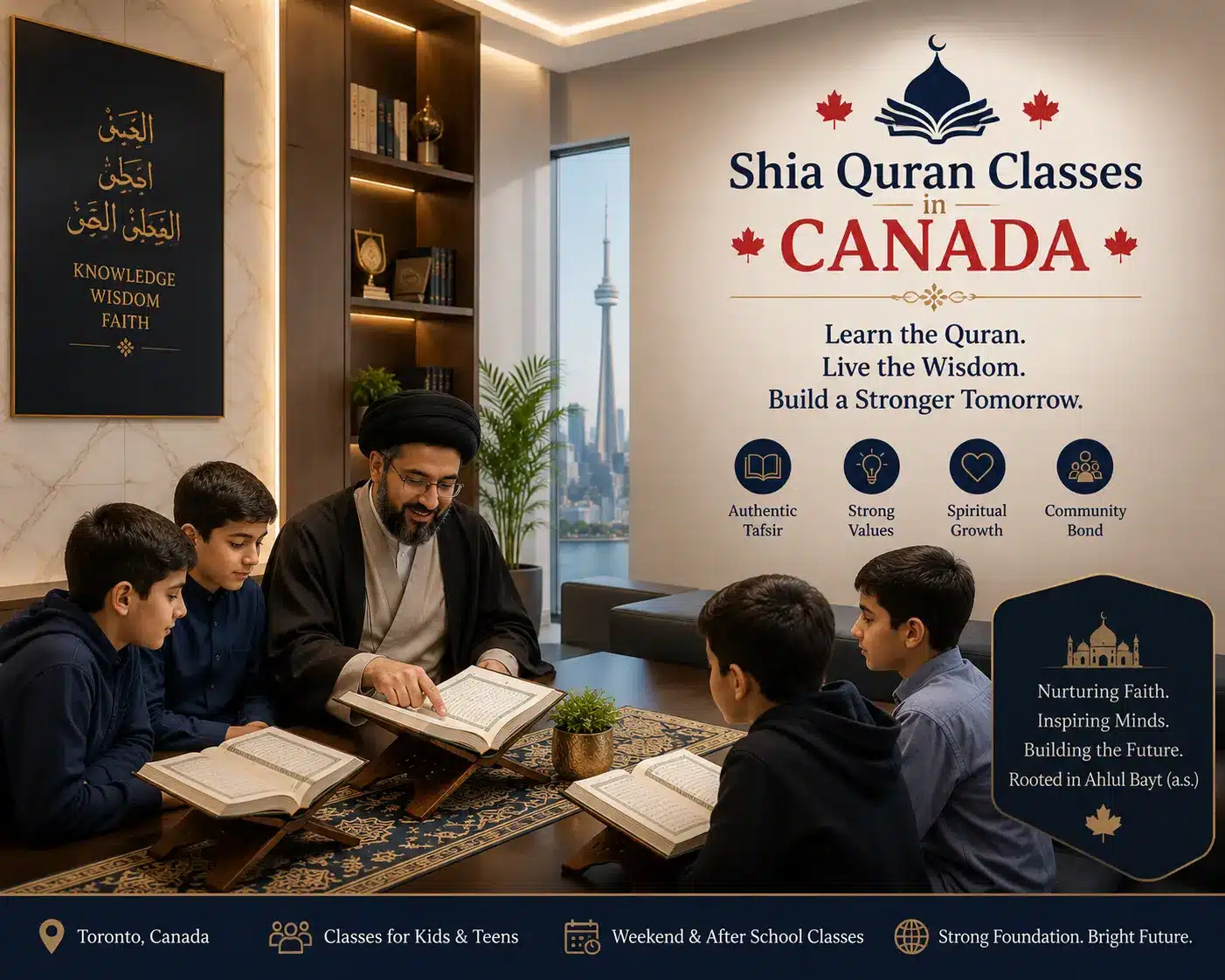 Shia Muslim families across Canada connecting with certified Shia Quran teachers online through ShiaEdu