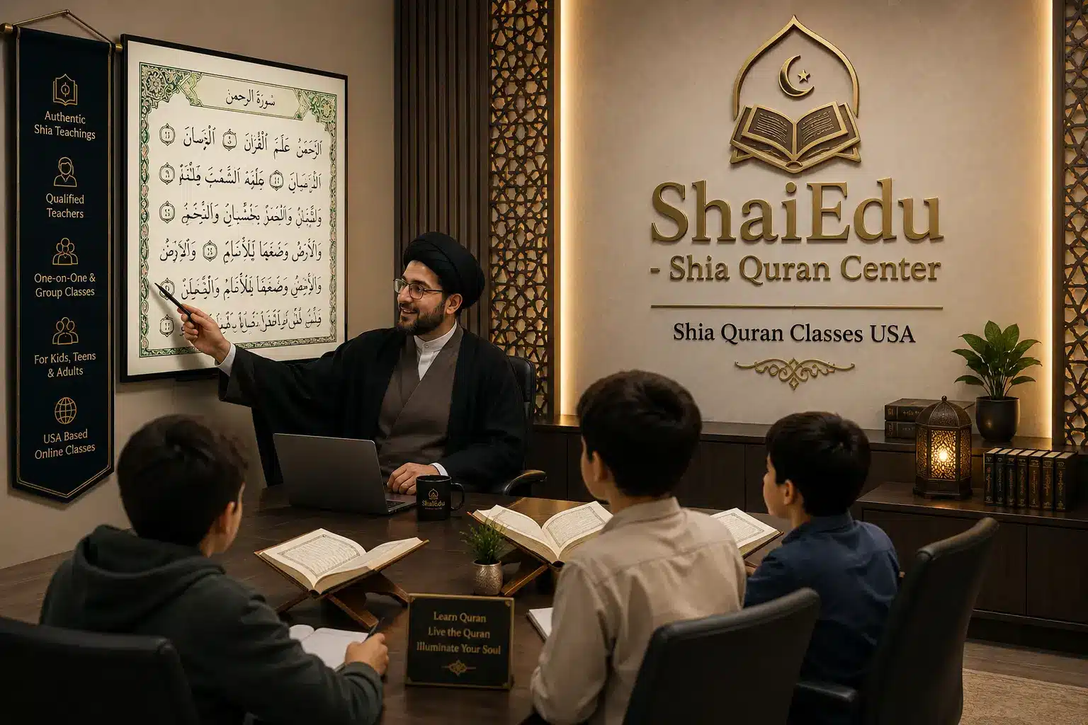 Online Shia Quran classes for USA kids at ShiaEdu — certified Shia Quran tutors for American families