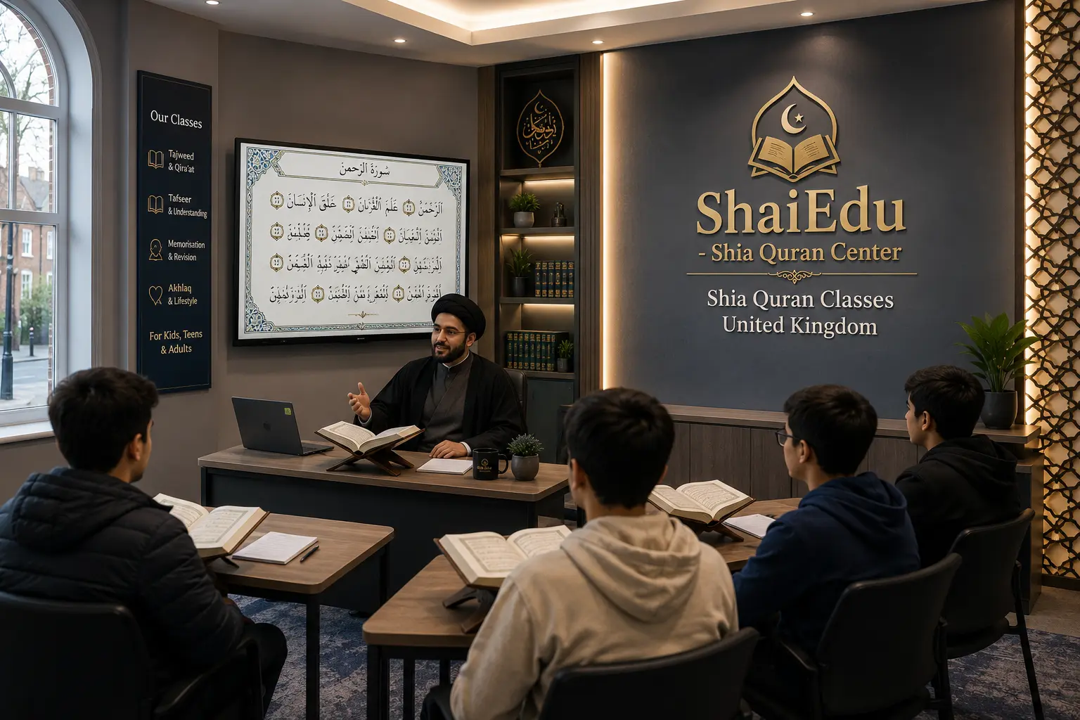 Shia Online Quran Teachers UK — Certified Shia Teacher Guiding UK Children in Live One-to-One Quran Lessons at ShiaEdu