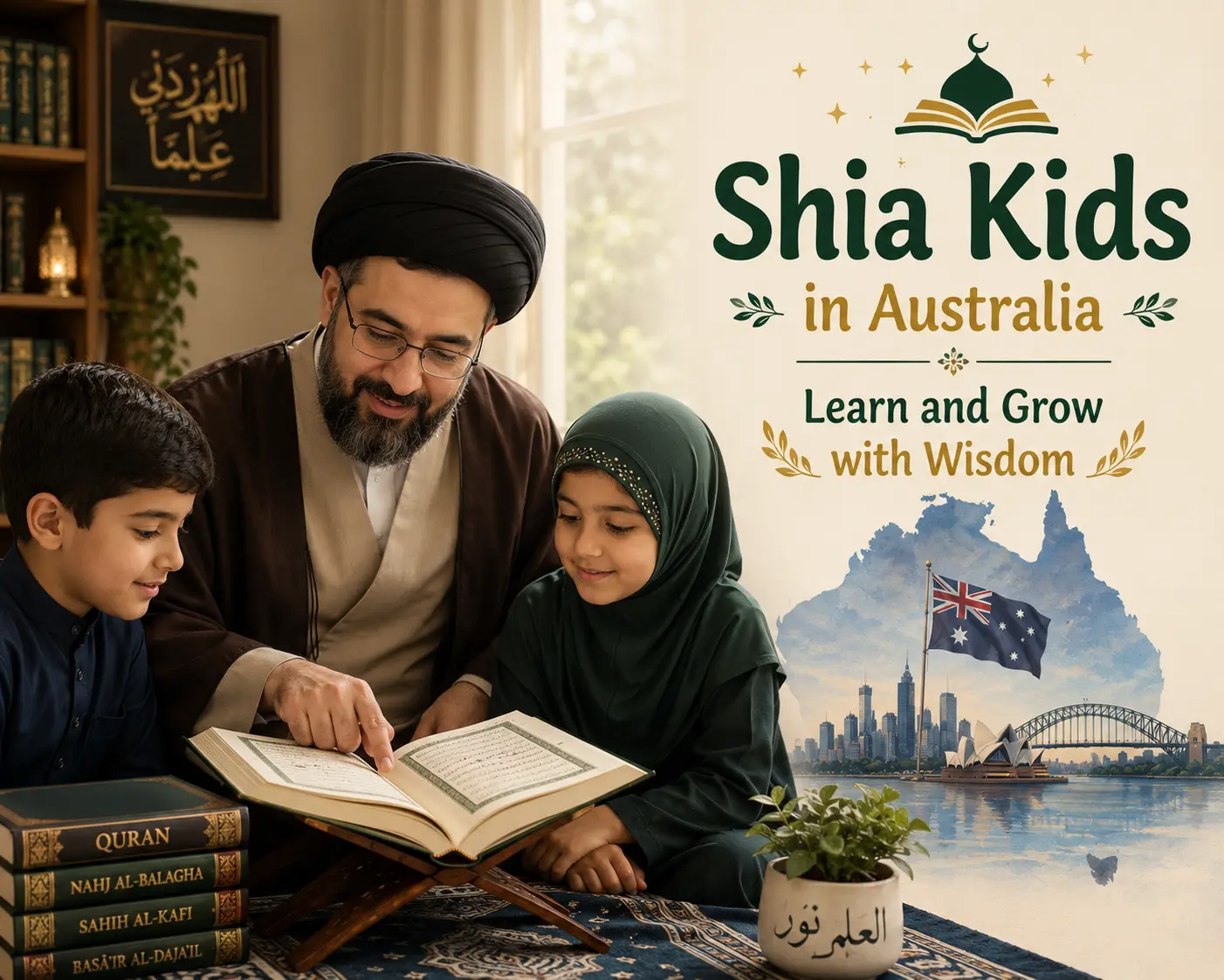 Certified Shia Quran teachers conducting live online classes for Australian kids and adults – ShiaEdu one-on-one sessions