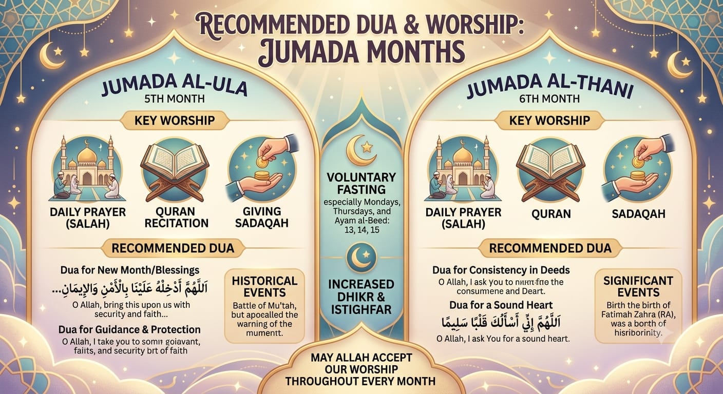Recommended Duas and Worship in Jumada al-Thani for Spiritual Growth | Islamic Travel UK