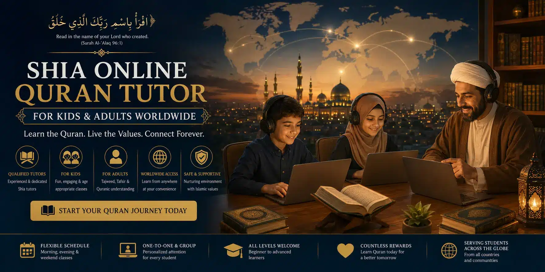 Best Shia Online Quran Tutors for kids and adults
